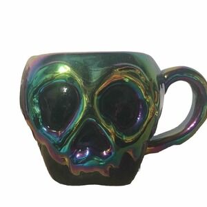 Disney Ceramic Iridescent ONE BAD APPLE/Snow White Poison Apple Coffee Mug 20 Oz